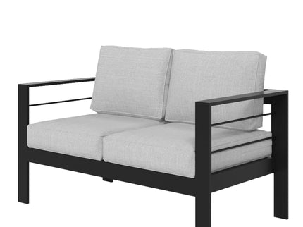 Patio All-Weather Loveseat With Thick Cushions