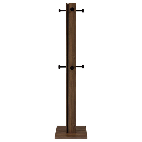 Rawlins - Coat Rack With 8 Hooks - Walnut