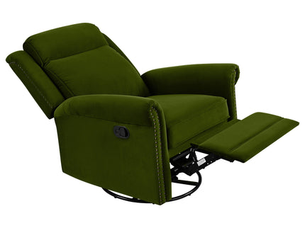 360 Degrees Swivel Recliner Manual Rocking Recliner Home With Adjustable Backrest