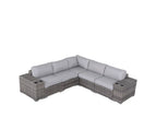 Dark Gray / 5 Seater Sectional