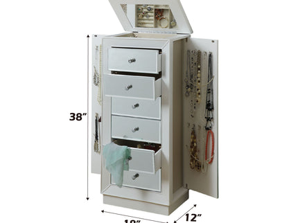 Talor - Jewelry Armoire - White