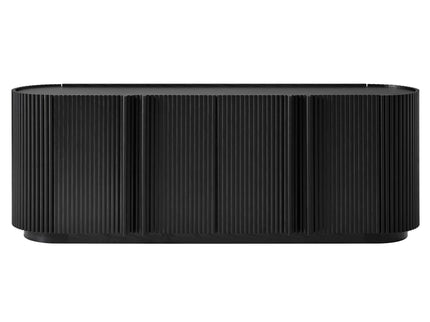 TV Stand With Fluted Tambour Style Door