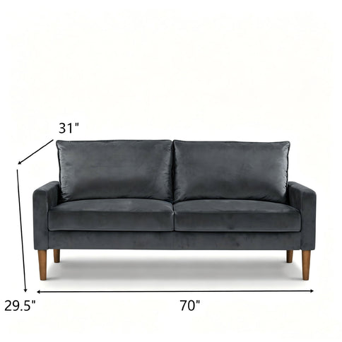 Upholstered Sofa, 3 Seater Couch For Living Room
