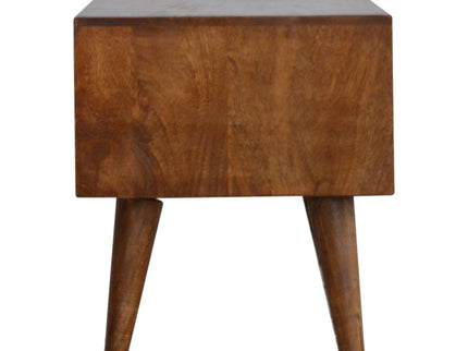 Prism Sliding Media Unit - Chestnut