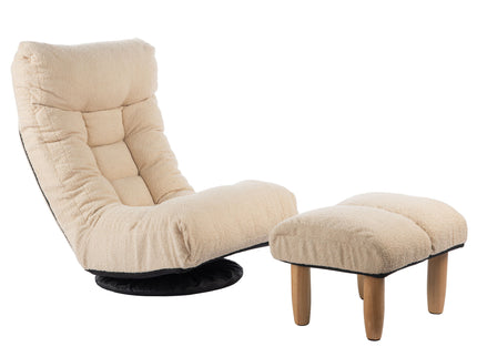 Adjustable Japanese Reclining Floor Chair Sofa With Metal Frame For Living Room