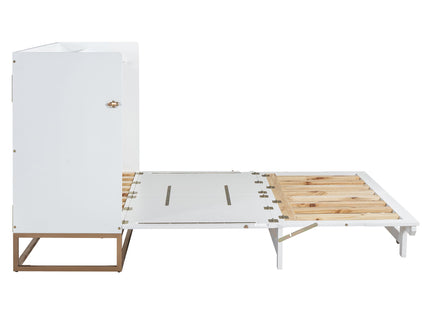 Murphy Bed With Iron Legs, Modern Design