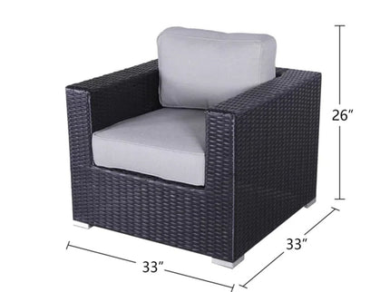Patio Chair With Cushions Stylish Design