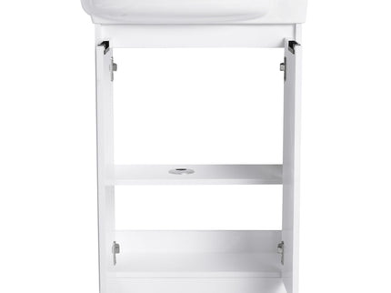Freestanding Bathroom Vanity With Sink And Storage Rack, Soft Close Doors Base With Basin