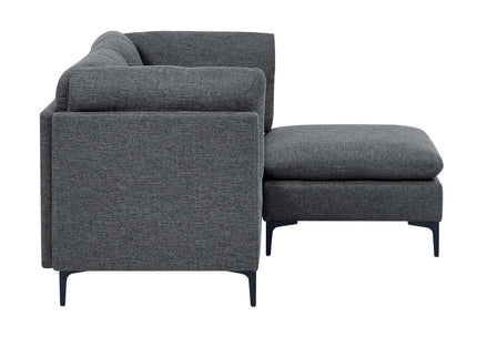 Upholstered Modular Sectional & Tall Legs