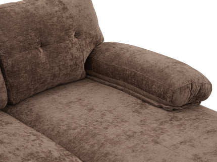 U-Shaped Sectional Sofa 103.5" Fabric Couch With Dual Chaise Lounges, Storage Pockets, Armrest Pillows