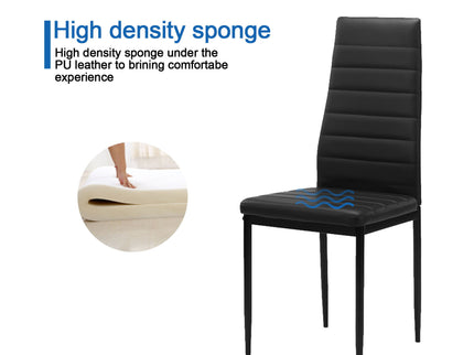 Dining Chair (Set of 4) - Black