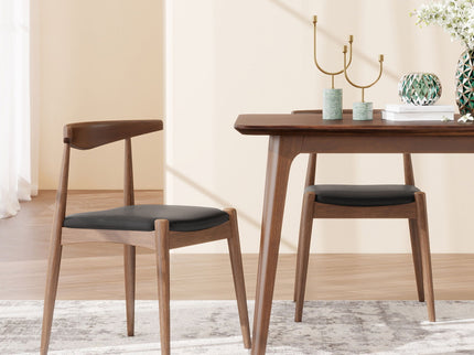 Dining Chairs With Ergonomic Backrest (Set of 2)