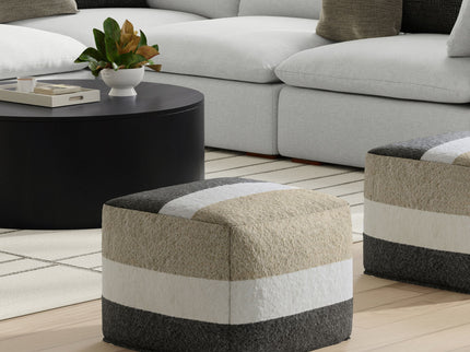 Clay - Square Pouf, Upholstered