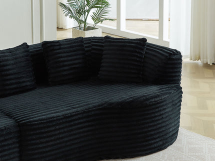 Sectional Sofa, Oversized 4 Seater With Deep Seat Design
