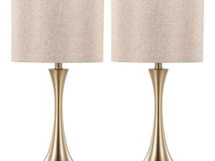 Lenuxe - Contemporary & Modern Design Table Lamp (Set of 2)
