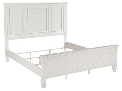 Dennis - 4 Piece Eastern King Bedroom Set - Cream White