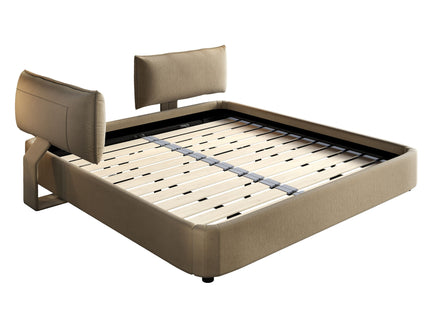 Cloud Bed Frame With Oversized Padded Movable Headboard