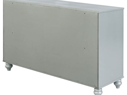 Arabesque - 6 Drawer Dresser - Silver