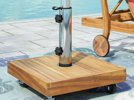 Ralph - Square Umbrella Base - Teak
