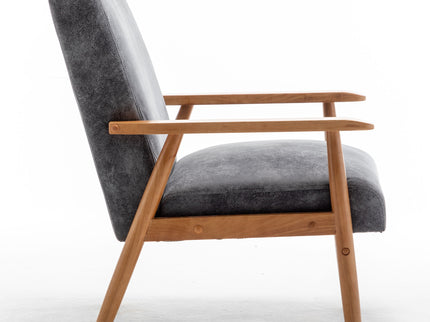 Wide Classic Mid-Century Modern Arm Chair