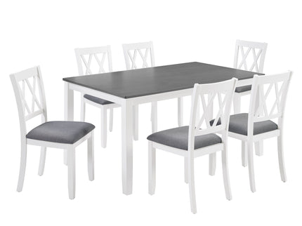 Modern Dining Set With Upholstered Chairs