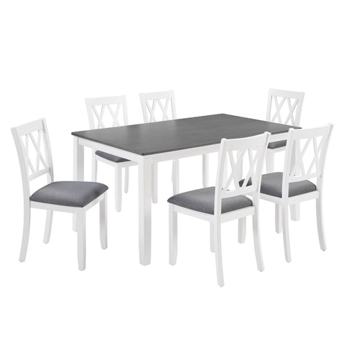 Modern Dining Set With Upholstered Chairs