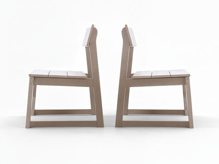 All Weather Patio Dining Chairs (Set of 2)