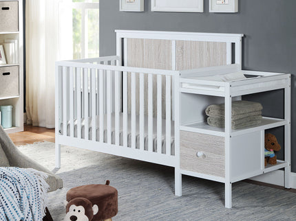Connelly - 4-in-1 Crib and Changer Combo