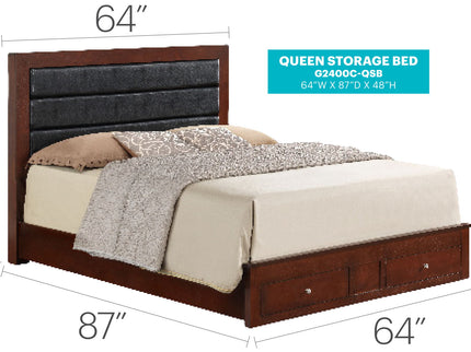 Elegant Storage Bed For Cozy Spaces