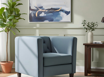 Chesterfield Accent Tufted Square Arm Side Chair