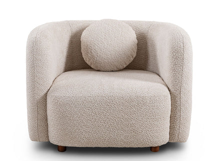 Japandi Style Accent Square Chair