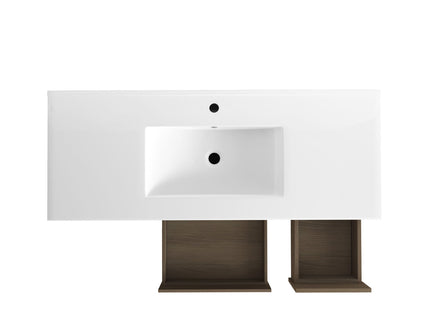 Bathroom Vanity With Abundant Storage 2 Soft Close Doors And 9 Drawers