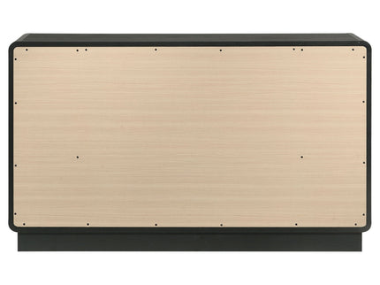 Burton - 6 Drawer Dresser Cabinet - Black