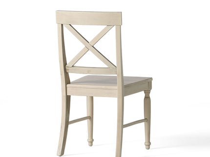 Dining Chair With X Shaped Back (Set of 2)