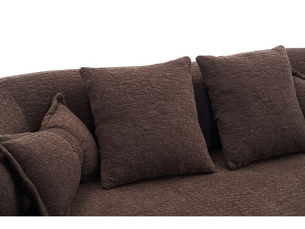 Foldable Sofa Bed, Boneless Couch Convertible Sleeper With 4 Pillows