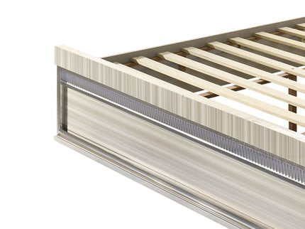 Leonor - Bed With LED Headboard And Footboard