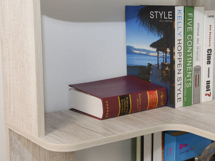 L-Shaped Corner Bookshelf