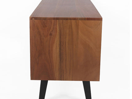 Asther - Acacia Wood TV Cabinet - Natural Wood / Brown