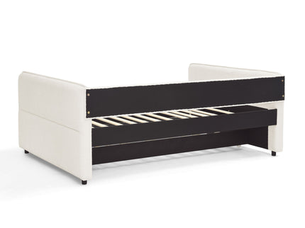 Upholstered Daybed With Pop Up Trundle