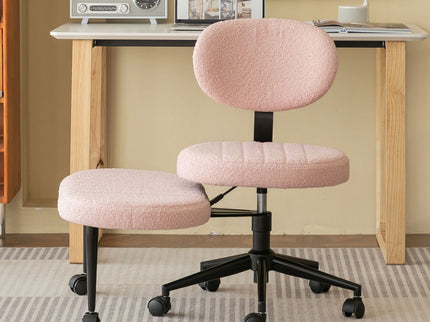 Ergonomic Cross Legged Office Chair With Back Support