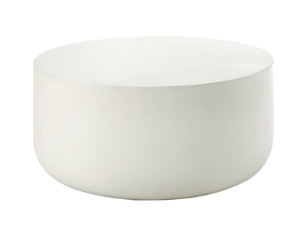 Dustan - Natural Coffee Table - White