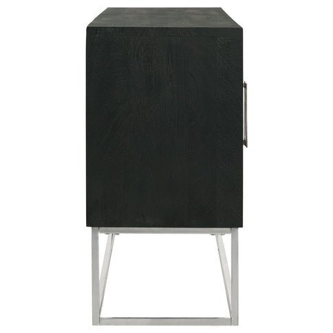 Washoe - 4 Door Accent Cabinet - Walnut