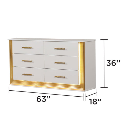 Obsession - Bedroom Set With LED