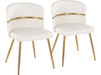 White / Faux Leather