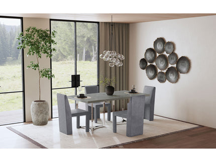 Santa Cruz - Upholstered Dining Side Chair (Set of 2) - Gray