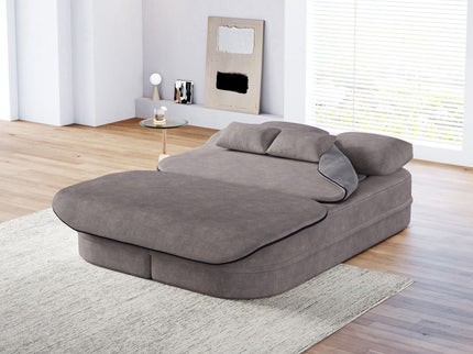 2 In 1 Foldable Sofa Bed With Multi Functional Blanket, Floor Lounge Sofa