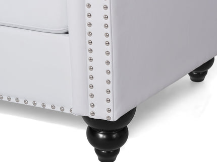 Chesterfield Style 3 Seater Sofa With Deep Button Tufting
