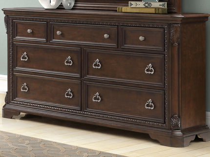 7 Drawer Dresser - Mahogany