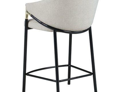 Sloped Arm Counter Stools (Set of 2) - Beige