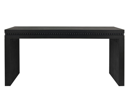 Modern Rustic Wood Table, Rectangular Living Room Center Table With Floating Top Design